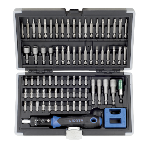 TOOL SET WITH PLASTIC CASE