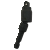 1/4" SHANK 20° TILTING UNIVERSAL BIT SOCKET ADAPTER (BLACK PHOSPHATE FINISHED), CR-MO