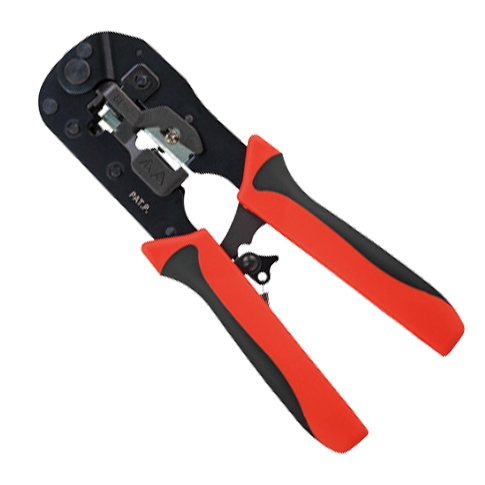 PROFESSIONAL OPEN-PASS MODULAR PLUG CRIMPER