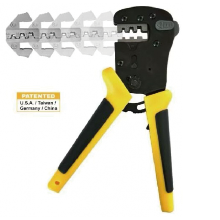 9" PRO QUICK CHANGE RATCHET CRIMPER (JF)