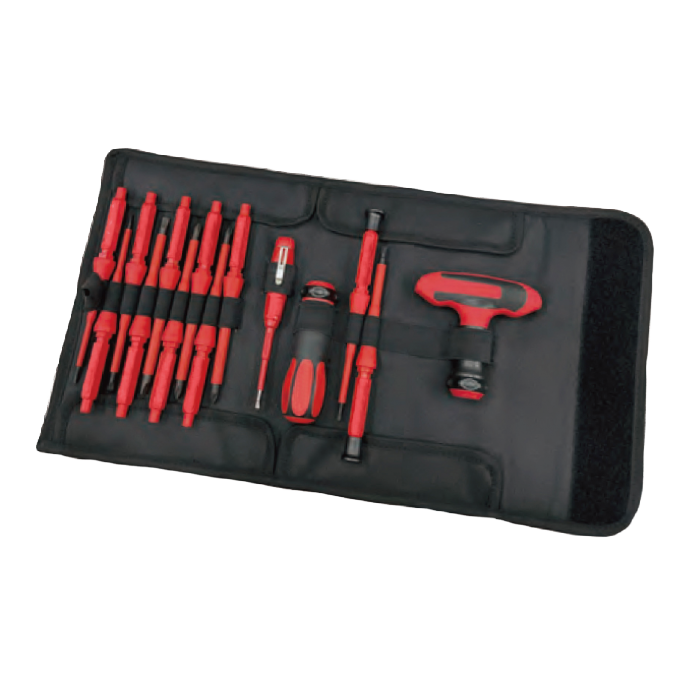 16 PCS VDE INTERCHANGEABLE SCREWDRIVER SET