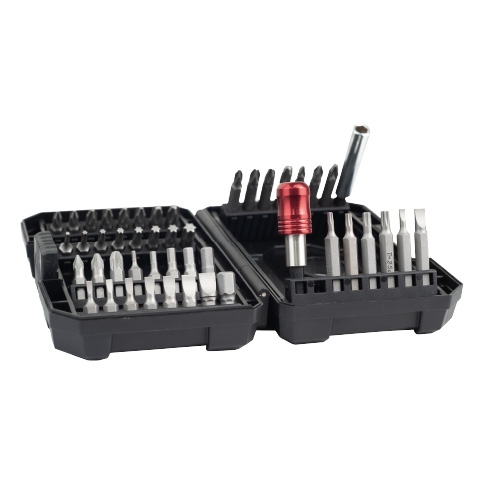 48 PCS ERGONOMIC STUBBY RATCHETING PALM SCREWDRIVER & BITS SET