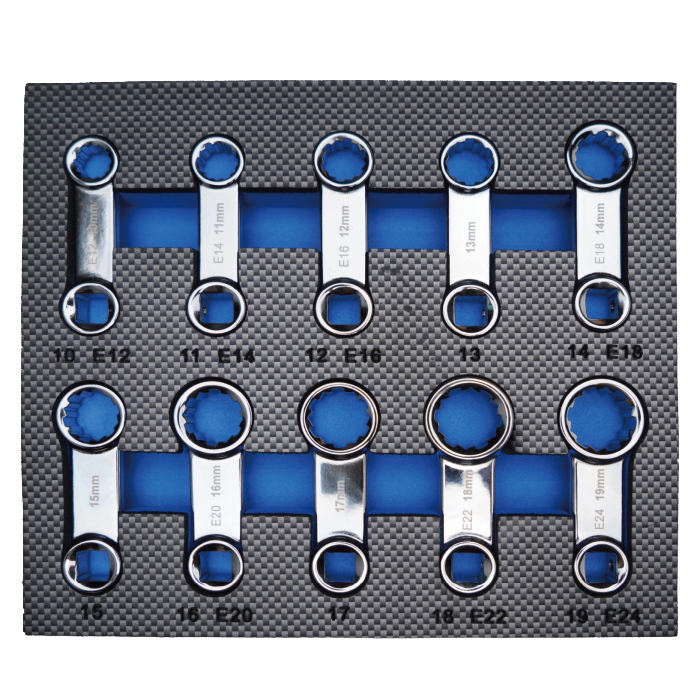 10PCS  3/8”DR. 12PT   TORQUE ADAPTOR EXTENSION SET