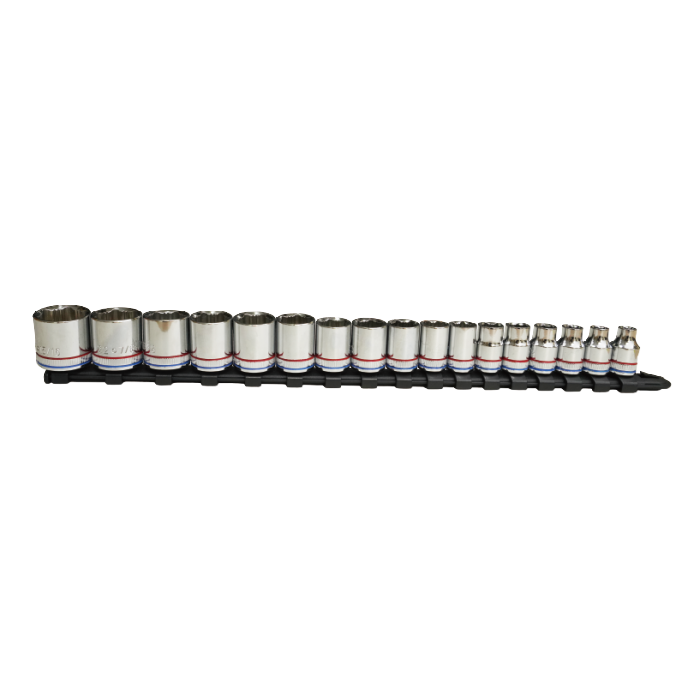 17PCS   3/8" DR.  3 IN 1 SOCKET SET