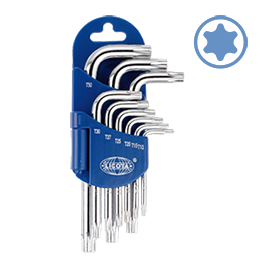 9 PCS SHORT TYPE TORX KEY WRENCH SET