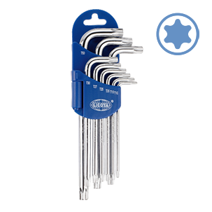 9 PCS LONG TYPE TORX KEY WRENCH SET