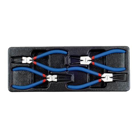 4 PCS EURO TYPE SNAP RING PLIERS SET