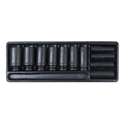 11 PCS 1/2" DR. DEEP IMPACT SOCKET SET