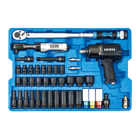 41 PCS TORQUE WRENCH & 1/2" DR. AIR IMPACT WRENCH & AIR RATCHET