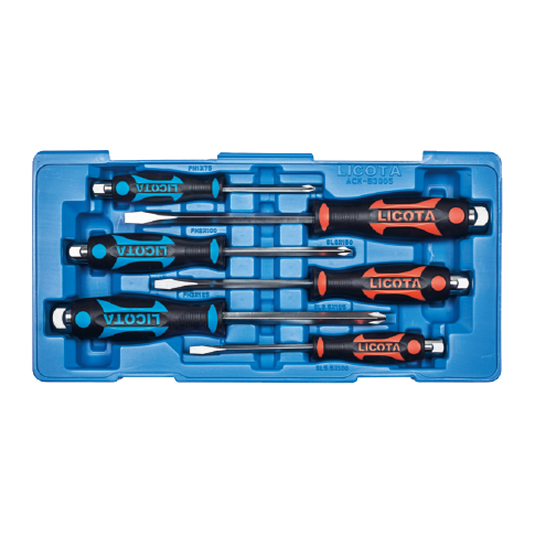 6 PCS GO-THROUGH SCREWDRIVER SET