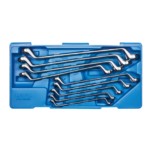 9 PCS 75° DOUBLE RING WRENCH SET