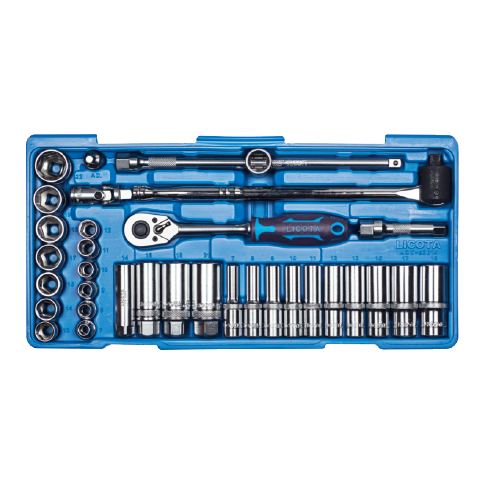 34 PCS 3/8" DR. RATCHET SOCKET SET