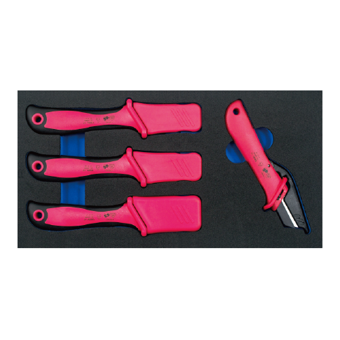 4 PCS VDE CABLE KNIFE SET