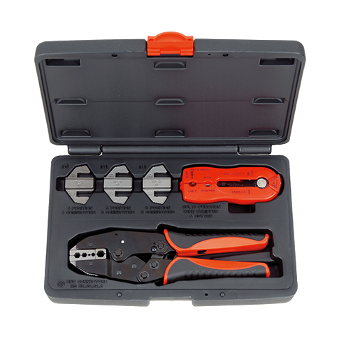 MULTI-FUNCTION INTERCHANGEABLE CRIMPING TOOL KIT