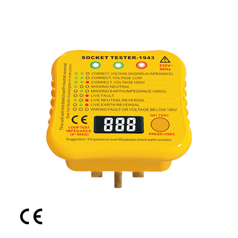 Details about   Yellow Black Non Contact Voltage Tester GFCI Outlet Receptacle Tester Kit Electr 