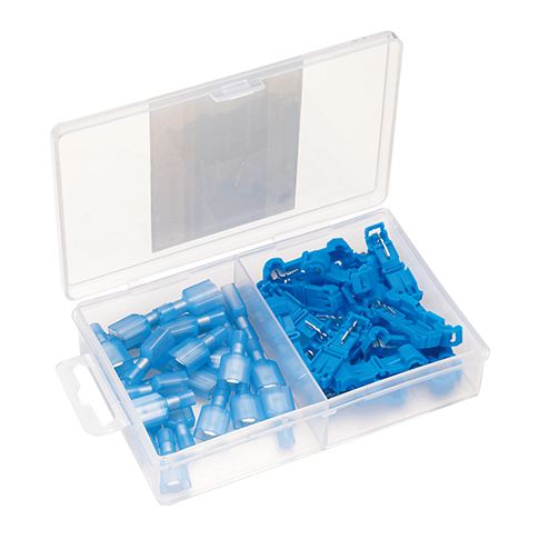 50 PCS QUICK WIRE CONNECTORS SET (BLUE)