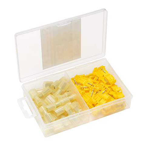 50 PCS QUICK WIRE CONNECTORS SET (YELLOW)