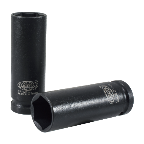 1/2" DR. 6PT FLANK DEEP THIN WALL IMPACT SOCKET