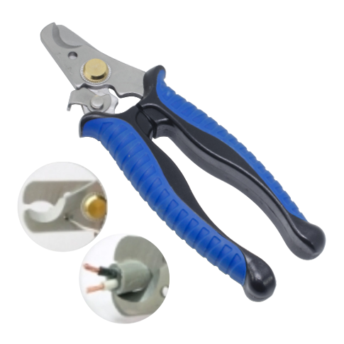 5-3/4" MULTI-PURPOSE ELECTRIC SCISSORS WITH CABLE CUTTER