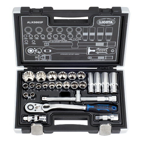 26 PCS 1/2" DR. SOCKET SET