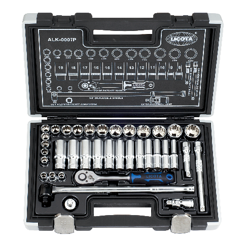 37 PCS 3/8" DR. SOCKET SET