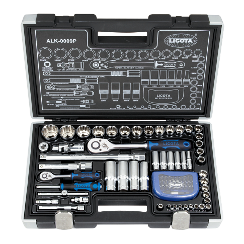 85 PCS 1/4" & 1/2" DR. SOCKET SET