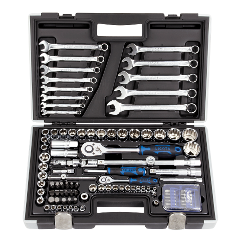 108 PCS 1/4" & 1/2" DR. SOCKET & BIT SET