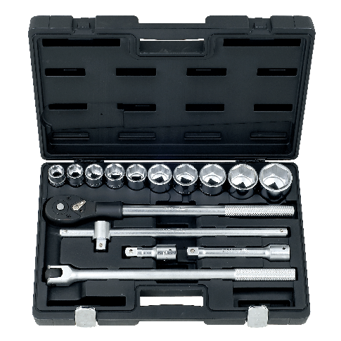 15 PCS 3/4" DR. 6PT SOCKET SET