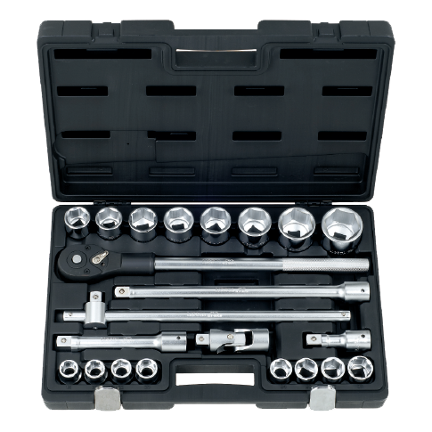 22 PCS 3/4" DR. 6PT SOCKET SET