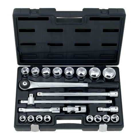 22 PCS 3/4" DR. 6PT SOCKET SET