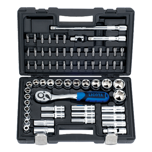 68 PCS 1/2" DR. 6PT FLANK SOCKET SET