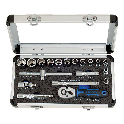 33 PCS 1/4" DR. SPLINE SOCKET WRENCH SET