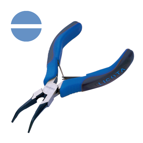 NEEDLE (BENT) NOSE PLIERS (SPRING WITH SHEET STAINLESS STEEL)