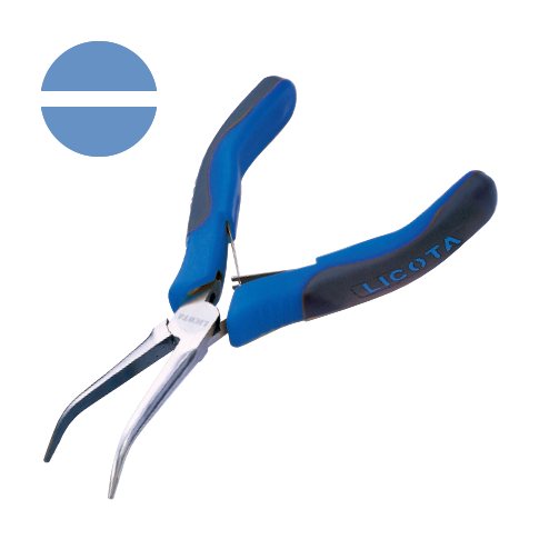 BETA 011780101 - 1178BM Smooth half-round long needle nose pliers