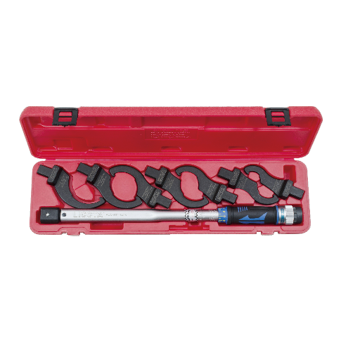 8 PCS INTERCHANGEABLE FITTINGS HOOK TORQUE WRENCH SET