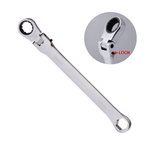 LOCKABLE FLEX GEAR WITH 15° HEX RING END WRENCH
