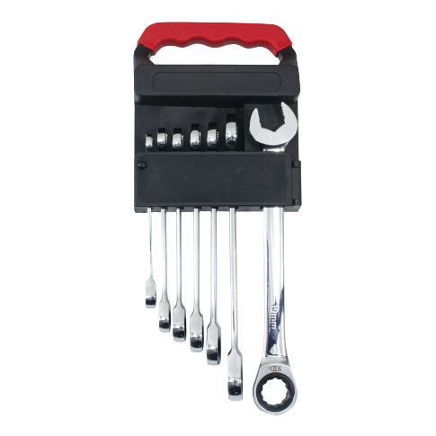 7 PCS ONE-WAY 100T RATCHET WRENCH SET