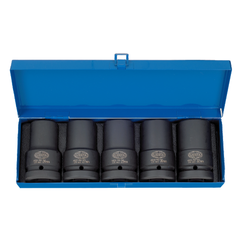 5 PCS 1" DR. DEEP IMPACT SOCKET SET