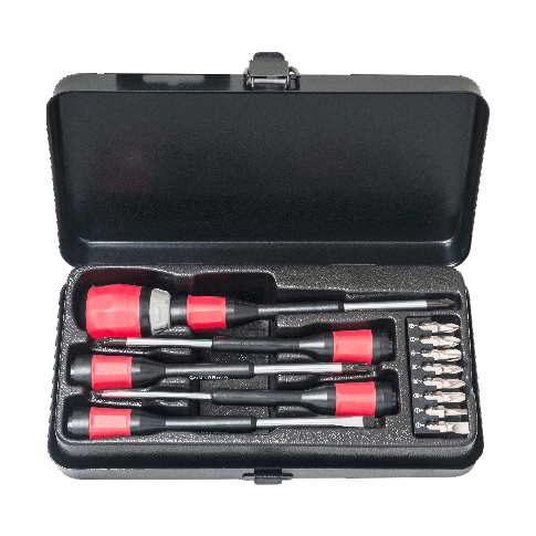 13 IN 1 EXCHANGEABLE RATCHET SCREWDRIVER SET