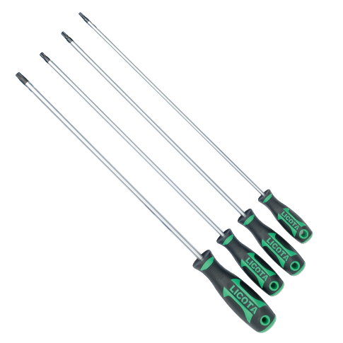 4 PCS EXTRA LONG TYPE TORX SCREWDRIVER SET