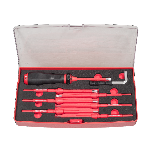 8 PCS INTERCHANGEABLE TORQUE SCREWDRIVER