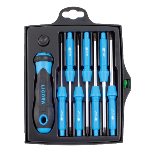 7 IN 1 INTERCHANGEABLE SCREWDRIVER CASE SET