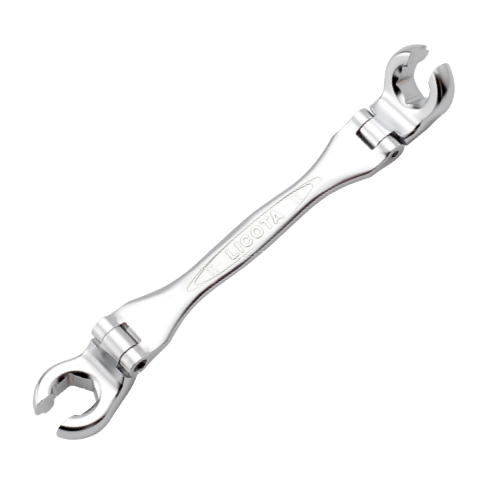 DOUBLE FLEXIBLE FLARE NUT COMBINATION WRENCH