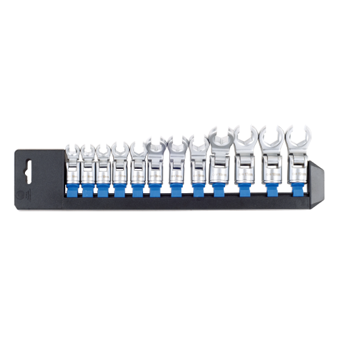 13 PCS 1/2" DR. OFFSET FLEXIBLE FLARE NUT WRENCH SOCKET SET