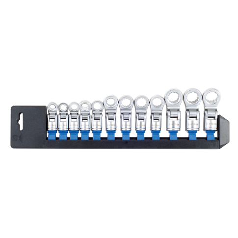 12 PCS 3/8" DR. OFFSET FLEXIBLE RING WRENCH SOCKET SET