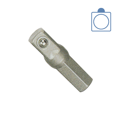 INSERT TYPE 1/4" (6.35 MM) SOCKET ADAPTER