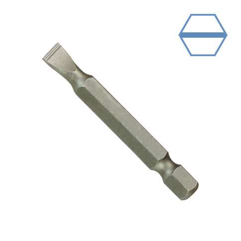 1/4" (6.35 MM) 50 MML NON-SLIP SLOTTED POWER BIT