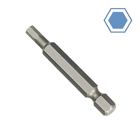 1/4" (6.35 MM) 50 MML HEX POWER BIT