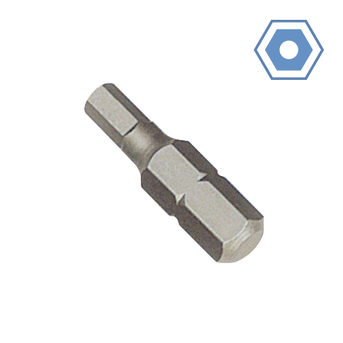 5/16" (8 MM) 30 MML HEX SHANK SECURITY HEX BIT