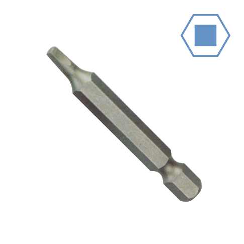 1/4" (6.35 MM) 50 MML SQUARE POWER BIT